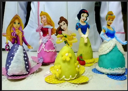 Disney Princess Cake Pop Toppers